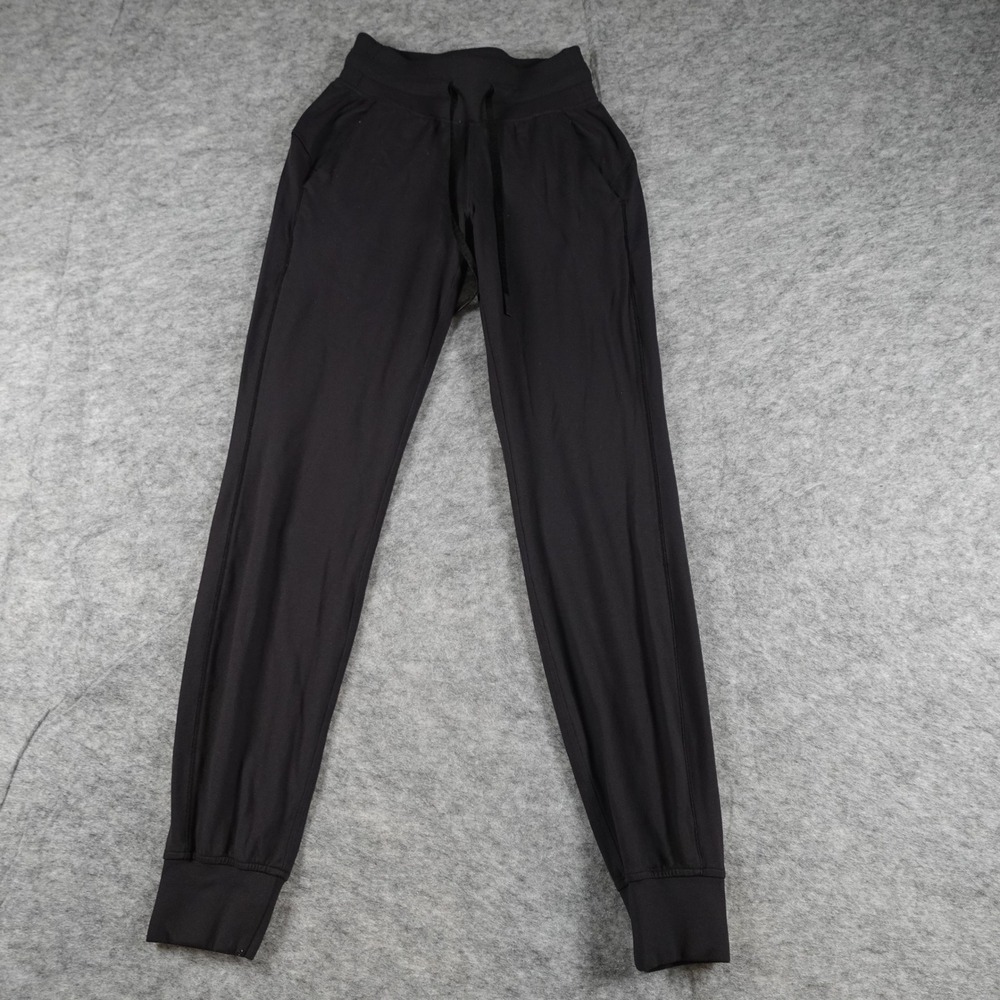 Lululemon Pants Womens 0 Black Ready to Rulu Jogger High Rise Athleisure Casual